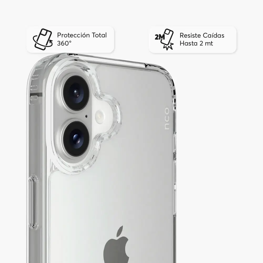 Case NCO SafeCase Clear para iPhone 16 Plus - Transparente - Image 4