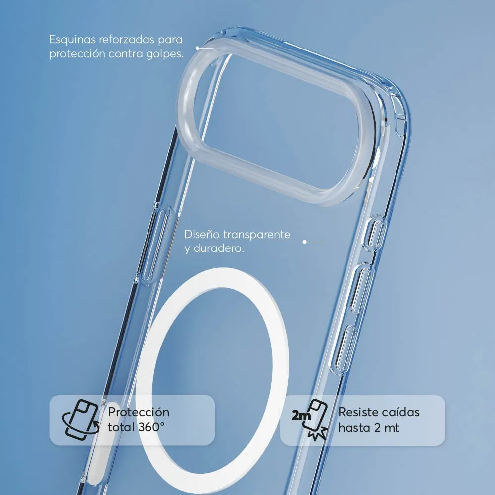 Case NCO SafeCase Clear con MagSafe para iPhone 17 Air - Transparente - Image 3