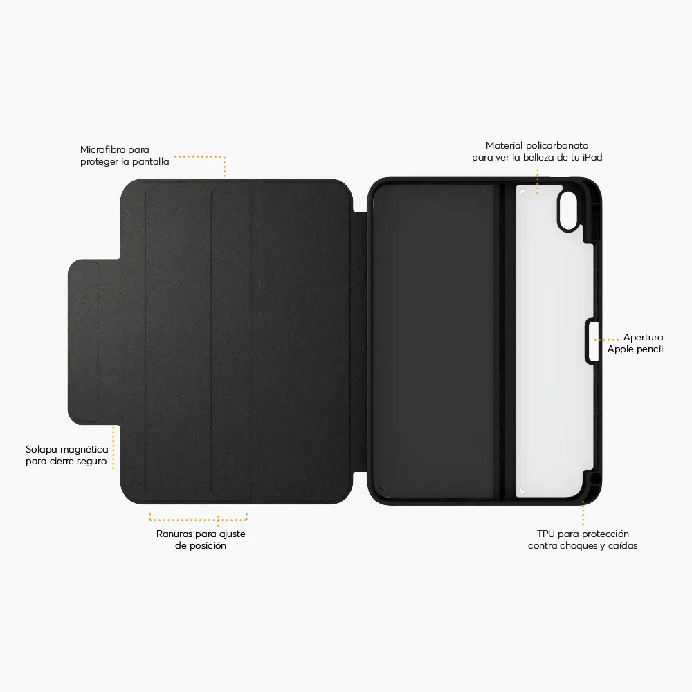 Case SafeCase Click NCO para iPad Air 13 (M2, M3, M4) - Negro - Image 4