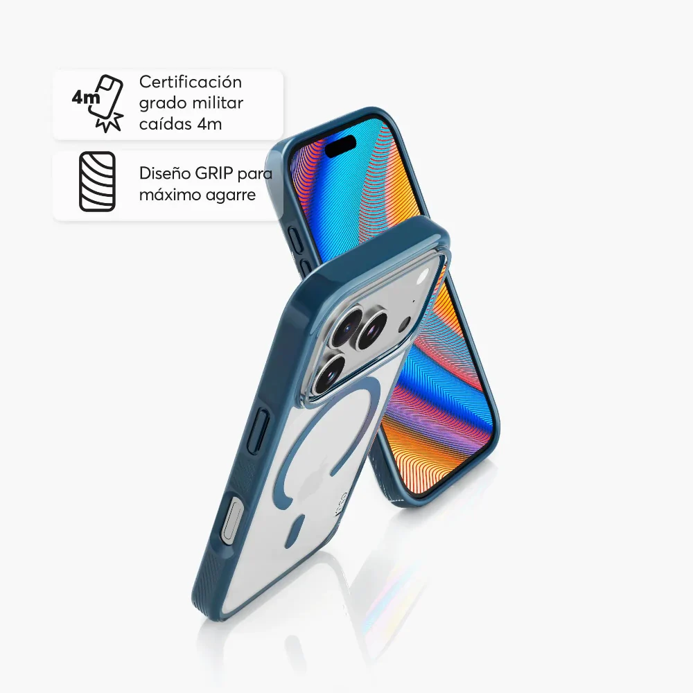 Case NCO SafeCase Force con MagSafe para iPhone 17 Pro - Azul Naval - Image 3