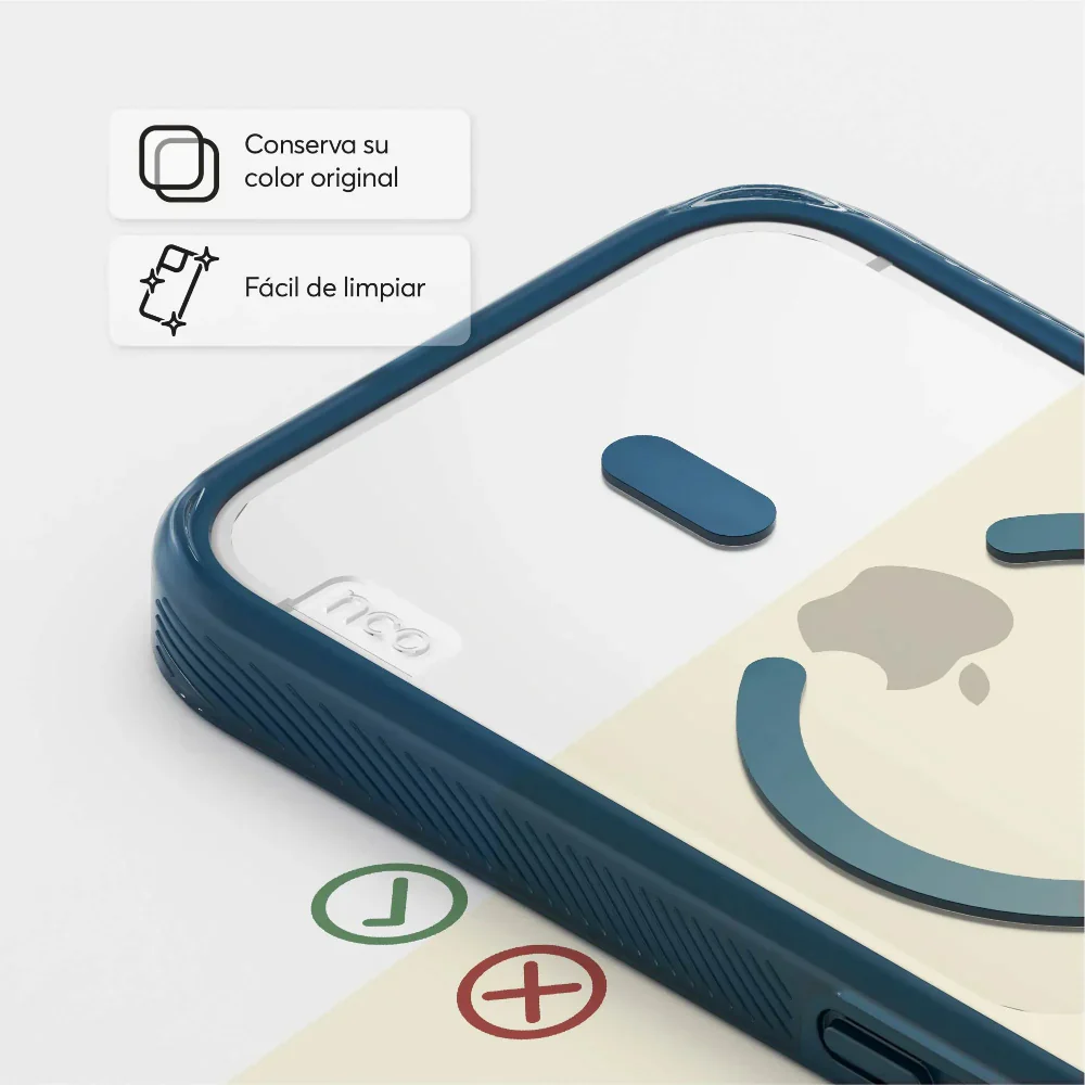 Case NCO SafeCase Force con MagSafe para iPhone 17 Pro - Azul Naval - Image 5