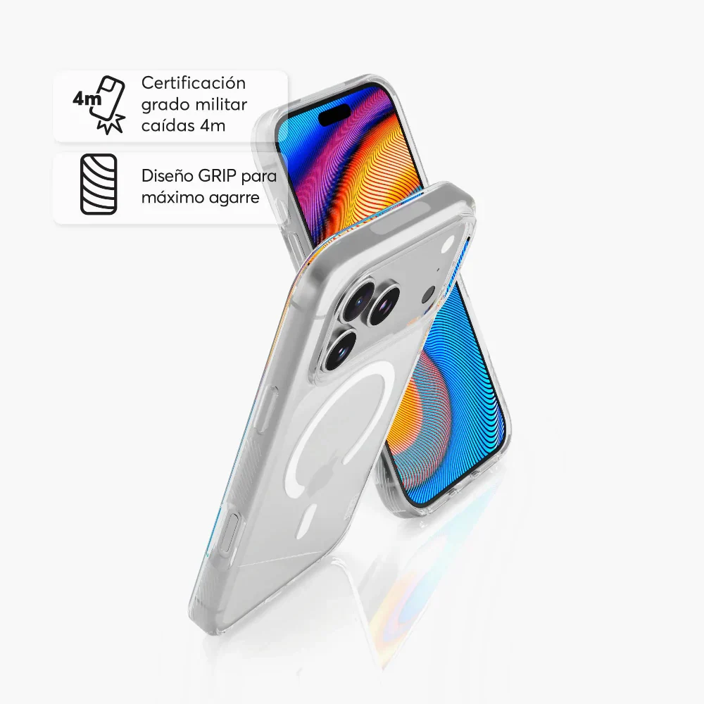 Case NCO SafeCase Force con MagSafe para iPhone 17 Pro Max - Transparente - Image 3