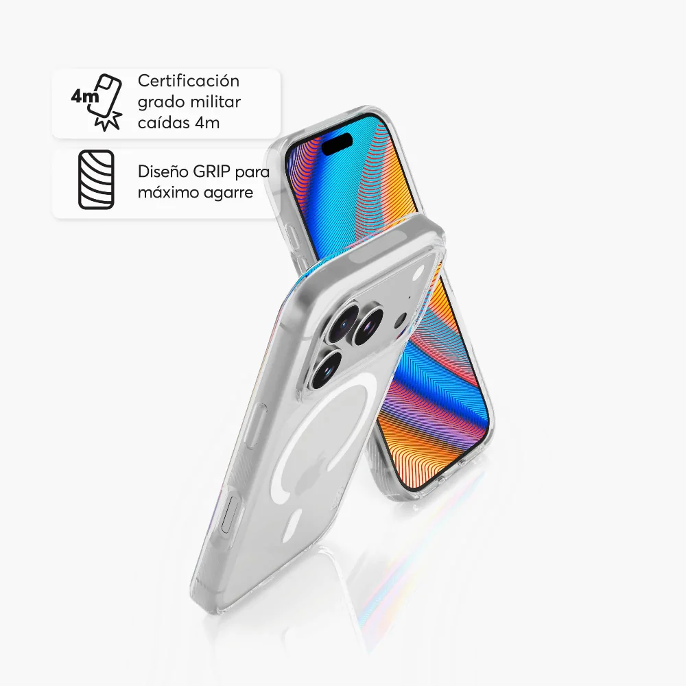 Case NCO SafeCase Force con MagSafe para iPhone 17 Pro - Transparente - Image 3
