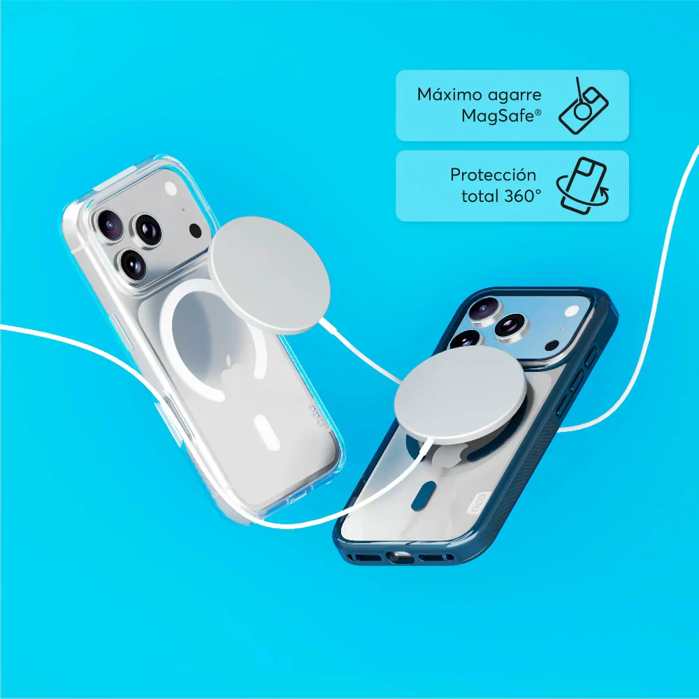 Case NCO SafeCase Force con MagSafe para iPhone 17 Pro - Transparente - Image 4