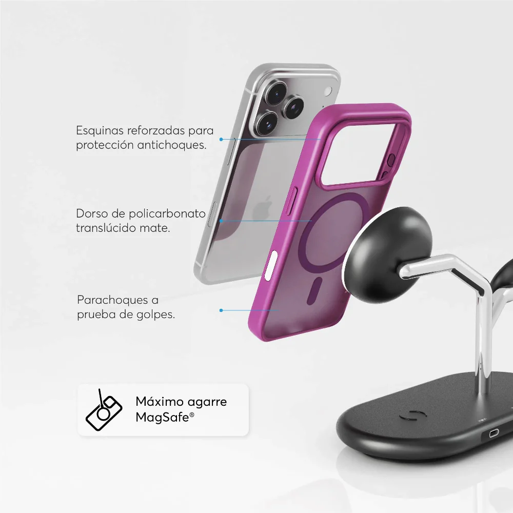 Case NCO SafeCase Lite con MagSafe para iPhone 17 Pro - Magenta - Image 4