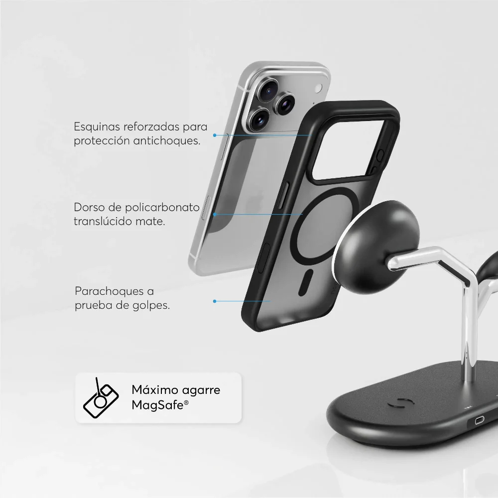 Case NCO SafeCase Lite con MagSafe para iPhone 17 Pro - Negro - Image 4