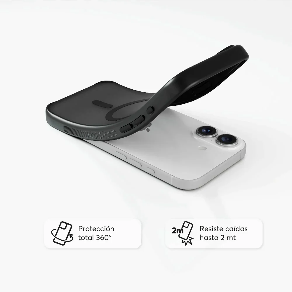 Case NCO SafeCase Lite con MagSafe para iPhone 17 - Negro - Image 3