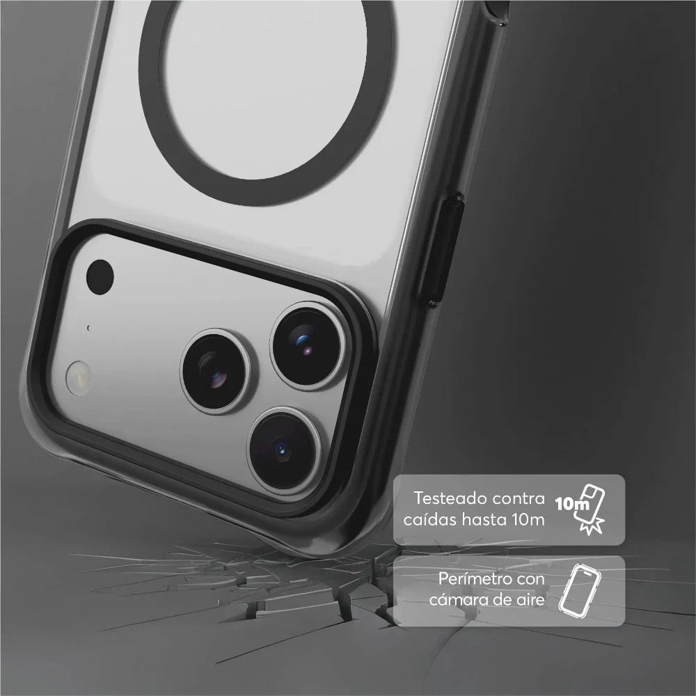 Case NCO SafeCase Ultra con MagSafe para iPhone 17 pro Max - Negro - Image 3