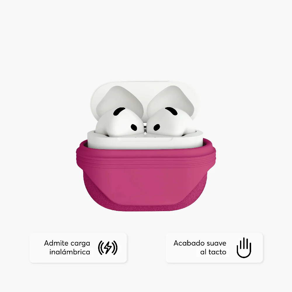 Case NCO SiliconeGuard para Airpods 4 - Rosado - Image 4