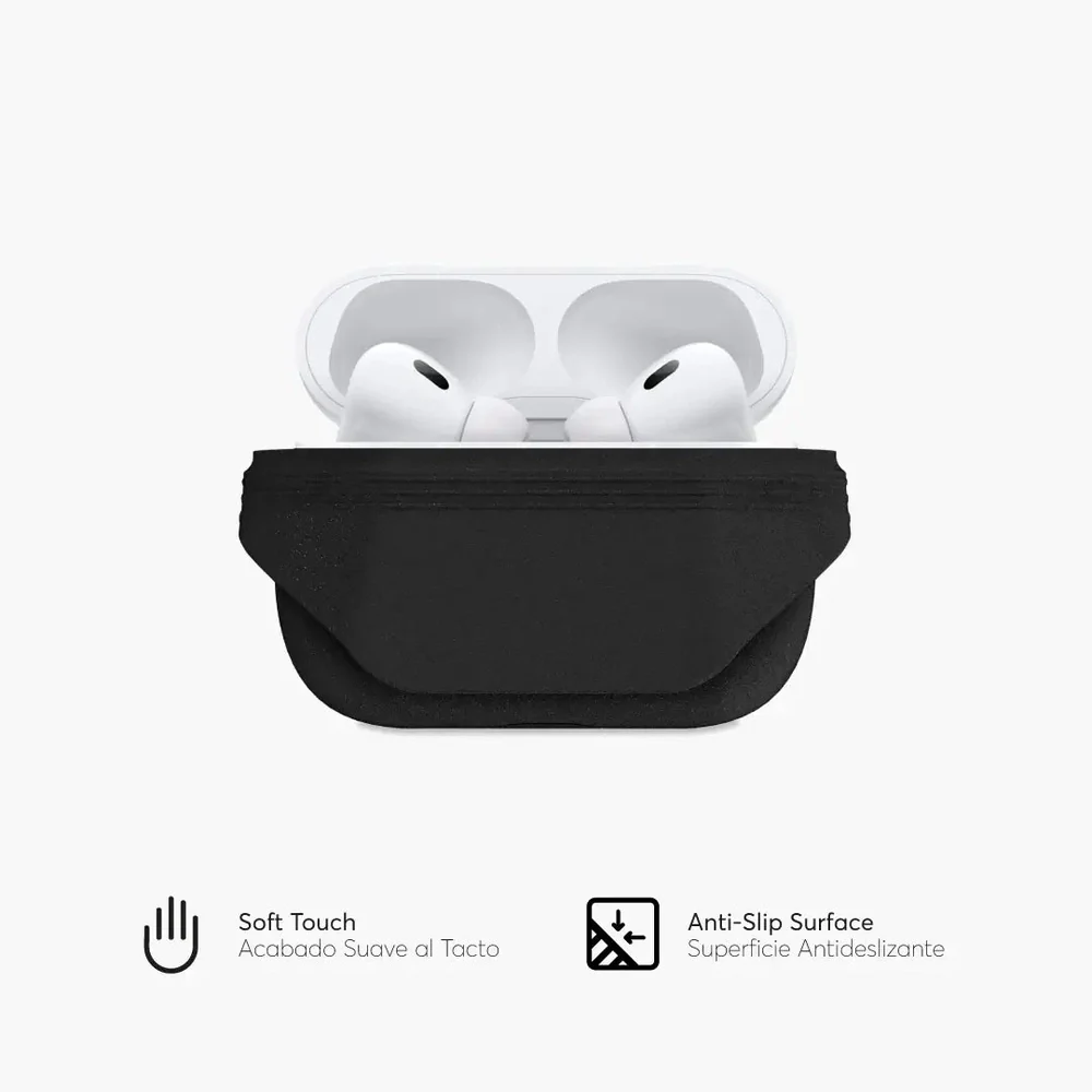 Case NCO SiliconeGuard para AirPods Pro 2da Generación - Negro - Image 2