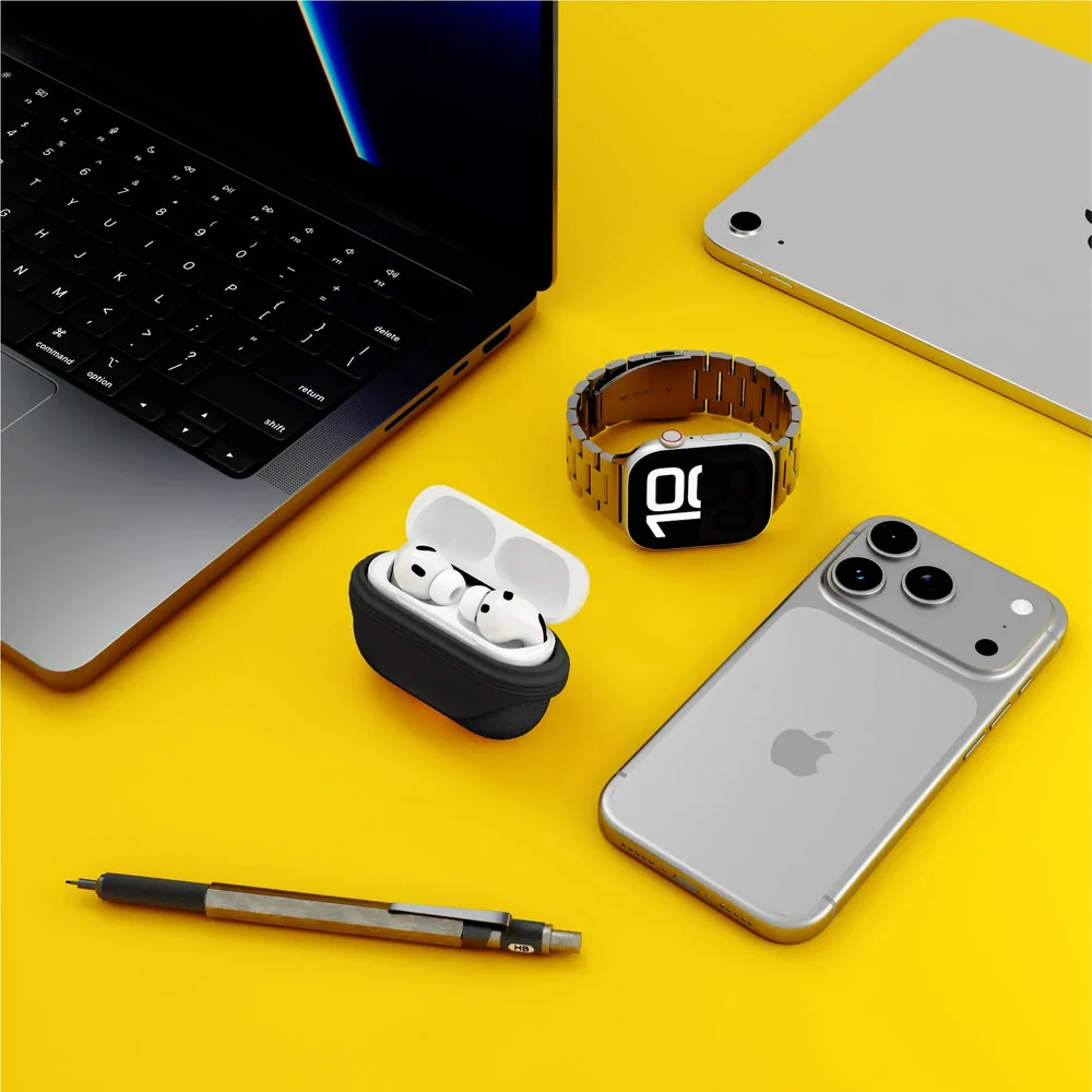 Case NCO SiliconeGuard para AirPods Pro 3 - Negro - Image 5