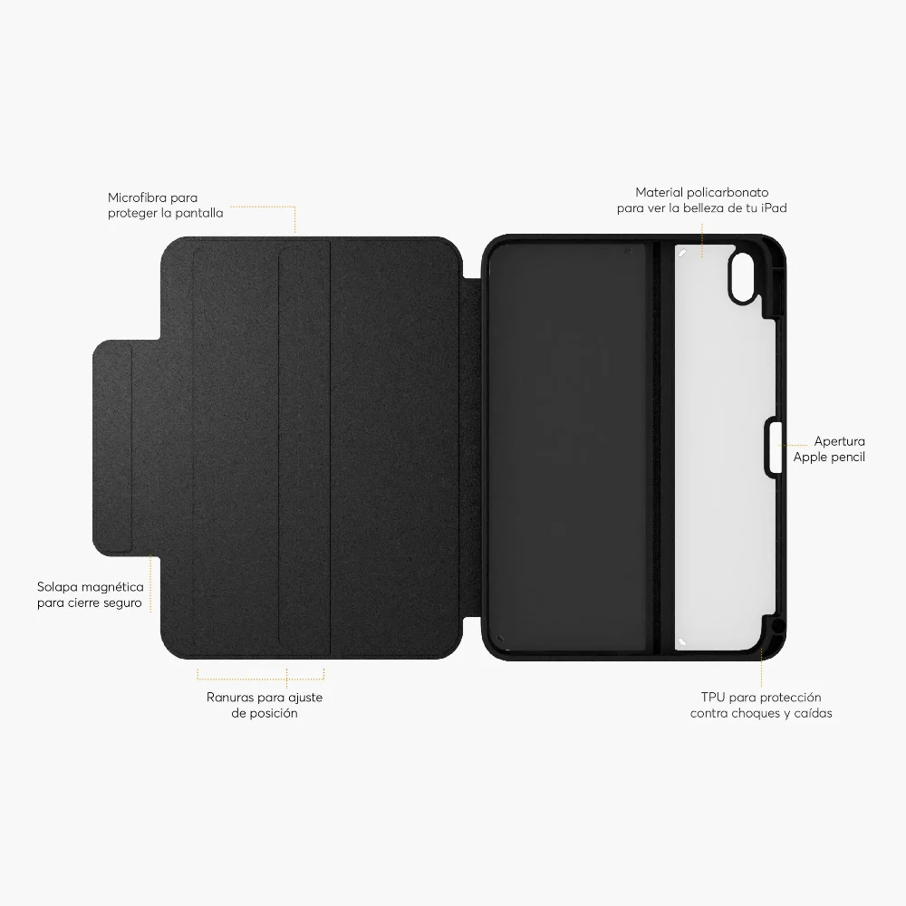 Case SafeCase Click NCO para iPad 10 / iPad A16 - Negro - Image 4