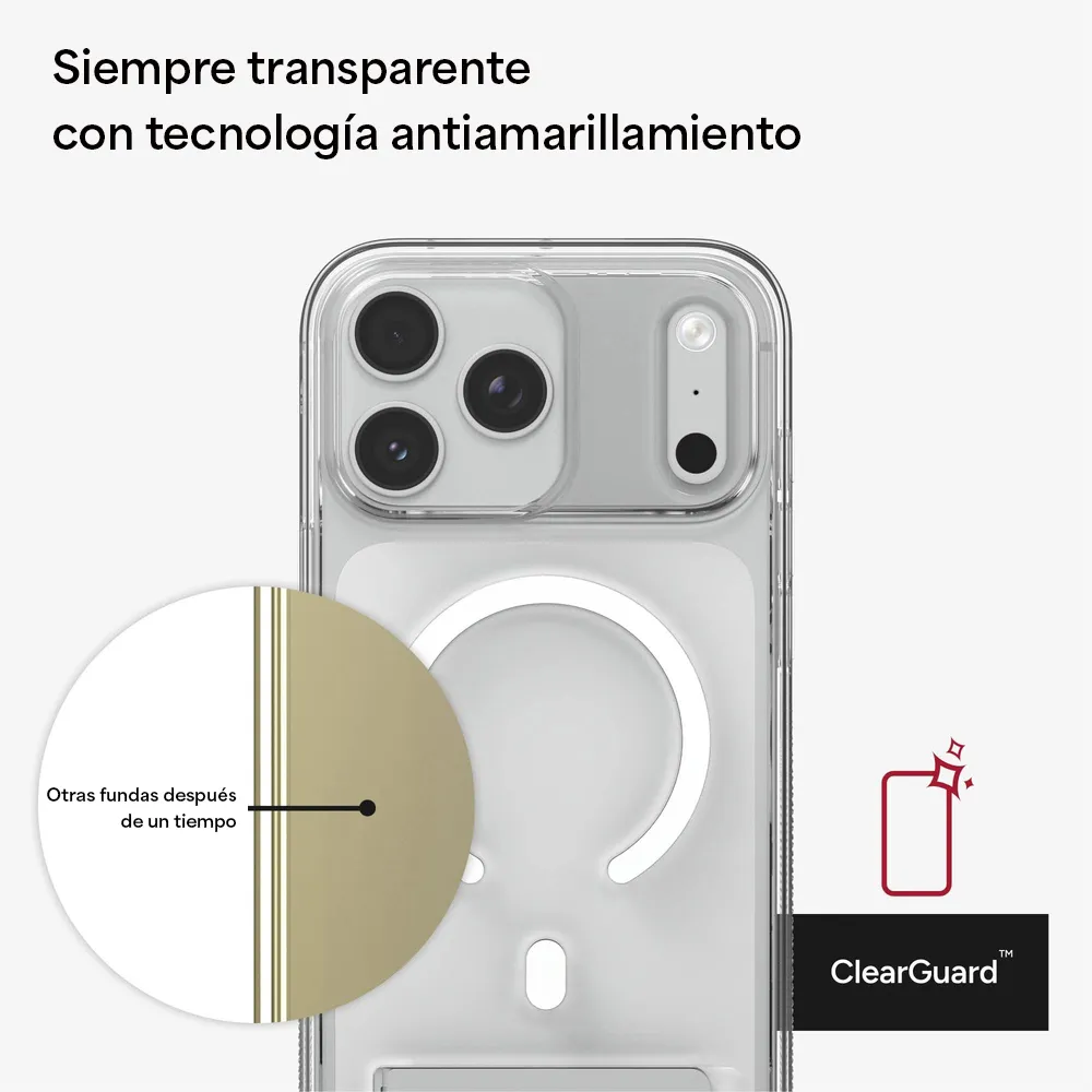 Case ZAGG Crystal Palace con MagSafe KS para iPhone 17 Pro - Transparente - Image 9