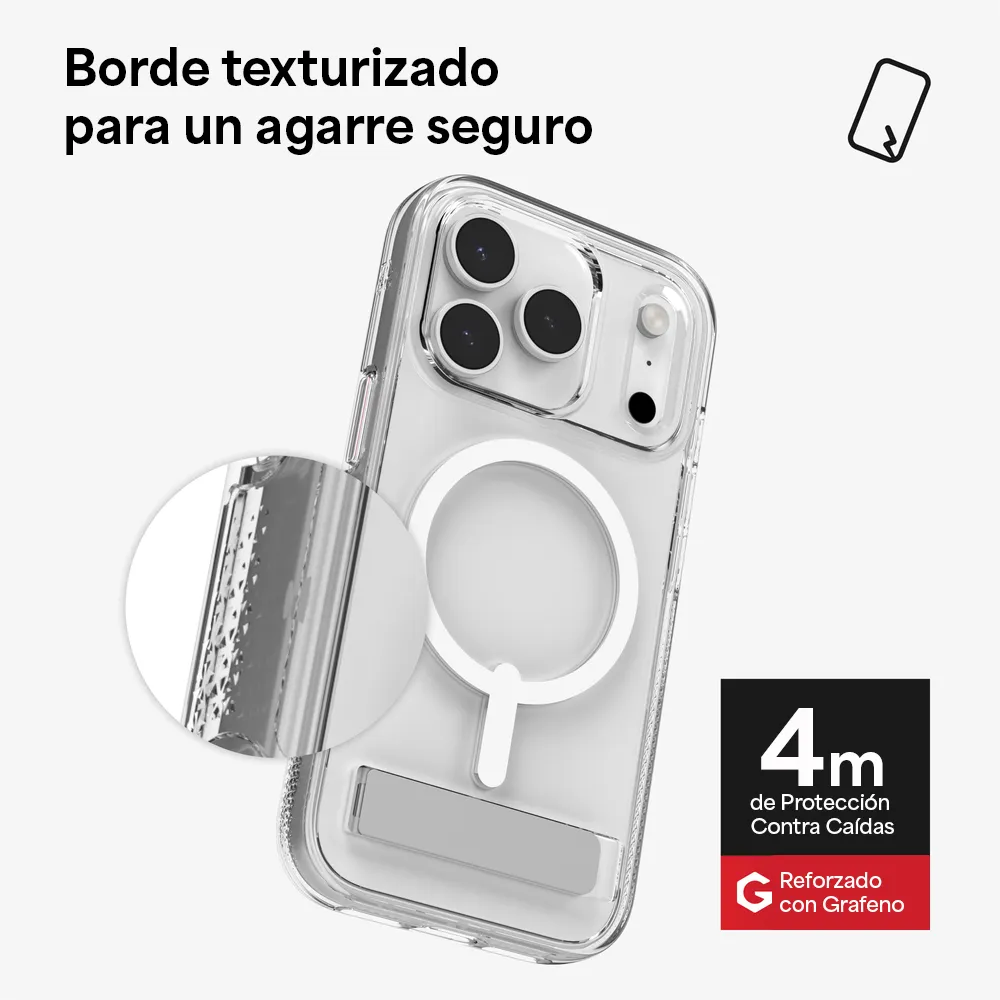 Case ZAGG Crystal Palace con MagSafe KS para iPhone 17 Pro - Transparente - Image 7