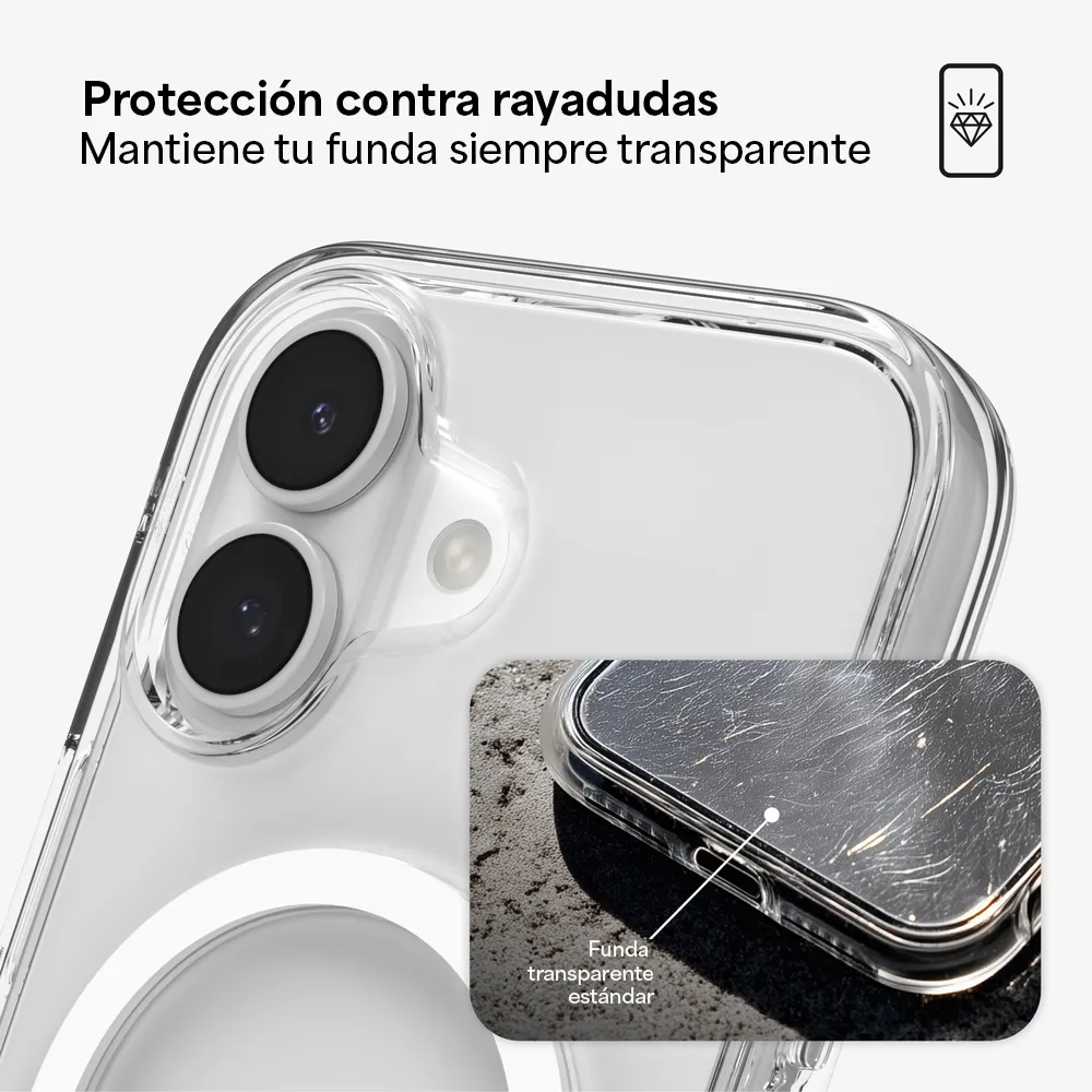 Case ZAGG Crystal Palace con MagSafe KS para iPhone 17 - Transparente - Image 6