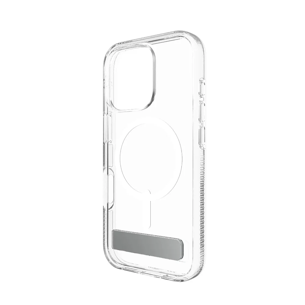 Case ZAGG Kickstand Crystal Palace para iPhone 16 Pro con MagSafe - Transparente - Image 11