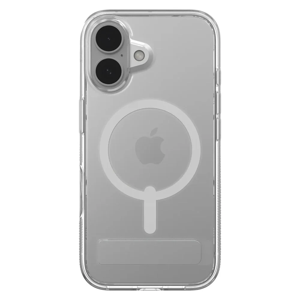 Case ZAGG Kickstand Crystal Palace para iPhone 16 con Magsafe - Transparente