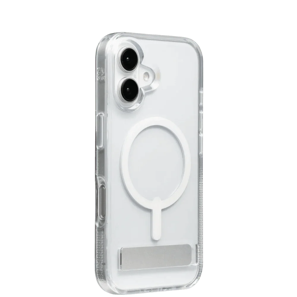 Case ZAGG Kickstand Crystal Palace para iPhone 16 con Magsafe - Transparente - Image 10