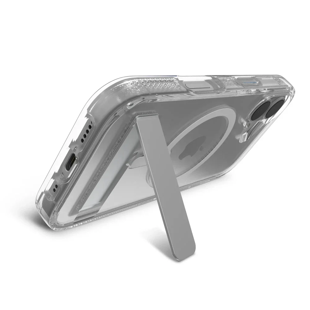 Case ZAGG Kickstand Crystal Palace para iPhone 16 con Magsafe - Transparente - Image 5