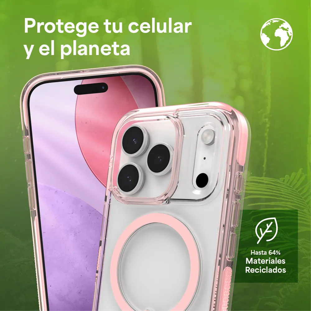 Case Zagg Santa Cruz Snap Magsafe KS para iPhone 17 Pro Max - Rosa Pastel - Image 11