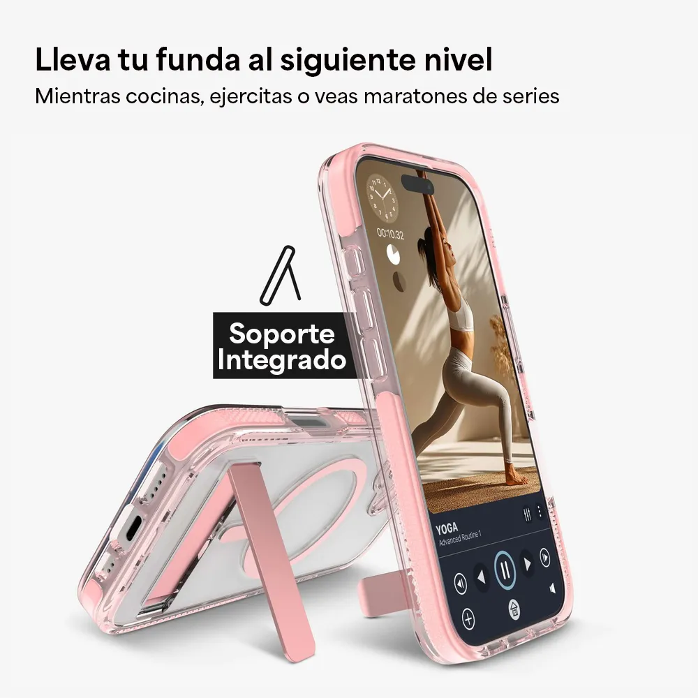Case Zagg Santa Cruz Snap Magsafe KS para iPhone 17 Pro Max - Rosa Pastel - Image 9