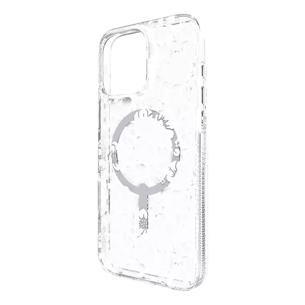 Case ZAGG Milan para iPhone 16 Pro con MagSafe - Blanco Floral - Image 6
