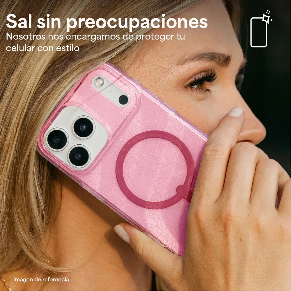 Case Zagg Milan Snap MagSafe KS para iPhone 17 - Rosa Brillante - Image 6