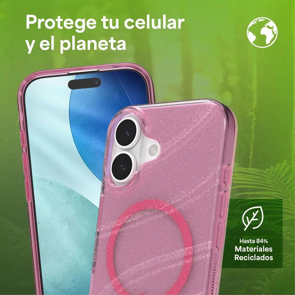 Case Zagg Milan Snap MagSafe KS para iPhone 17 - Rosa Brillante - Image 8