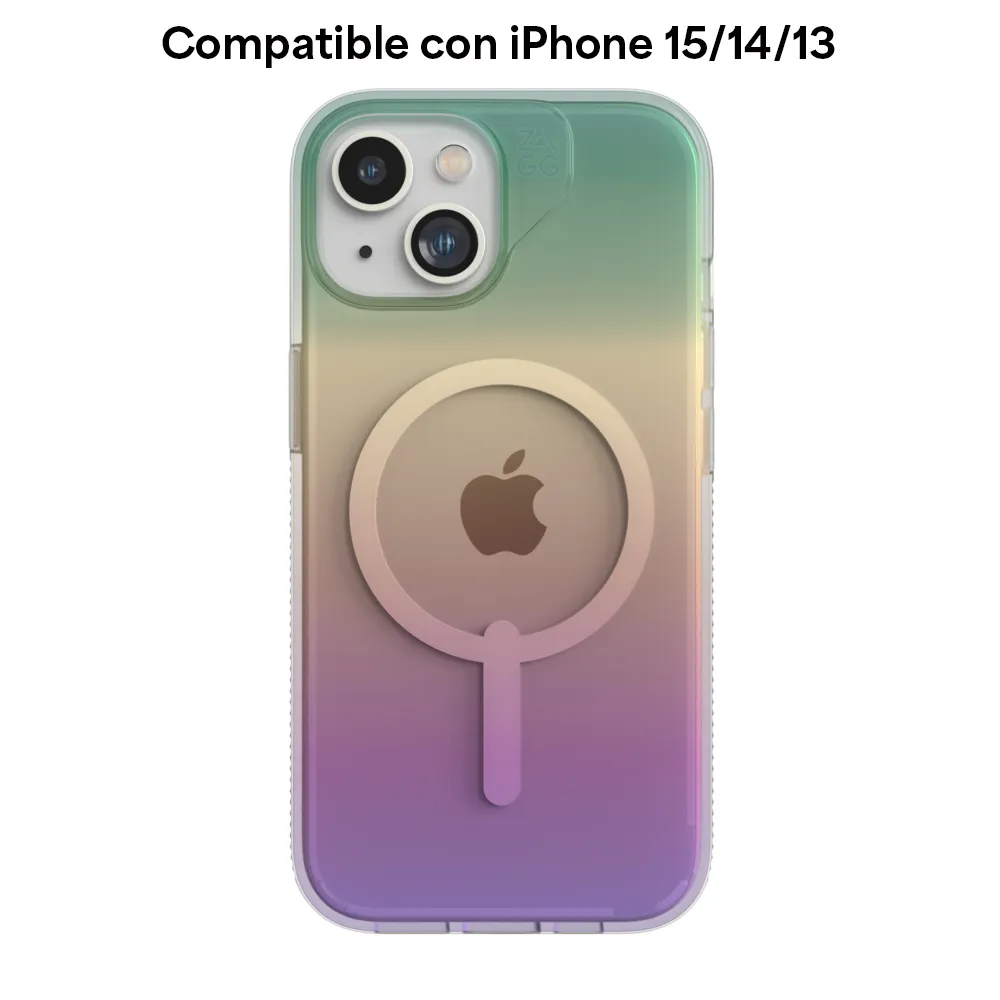 Case ZAGG Milan Snap MagSafe para iPhone 15/14/13 - Iridiscente - Image 4