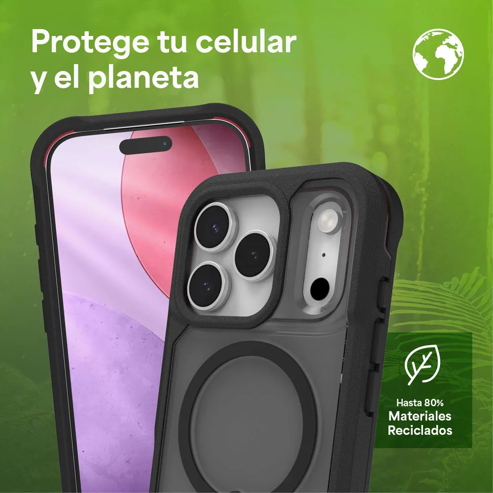 Case ZAGG Rainier con MagSafe KS para iPhone 17 Pro Max - Negro Humo - Image 9