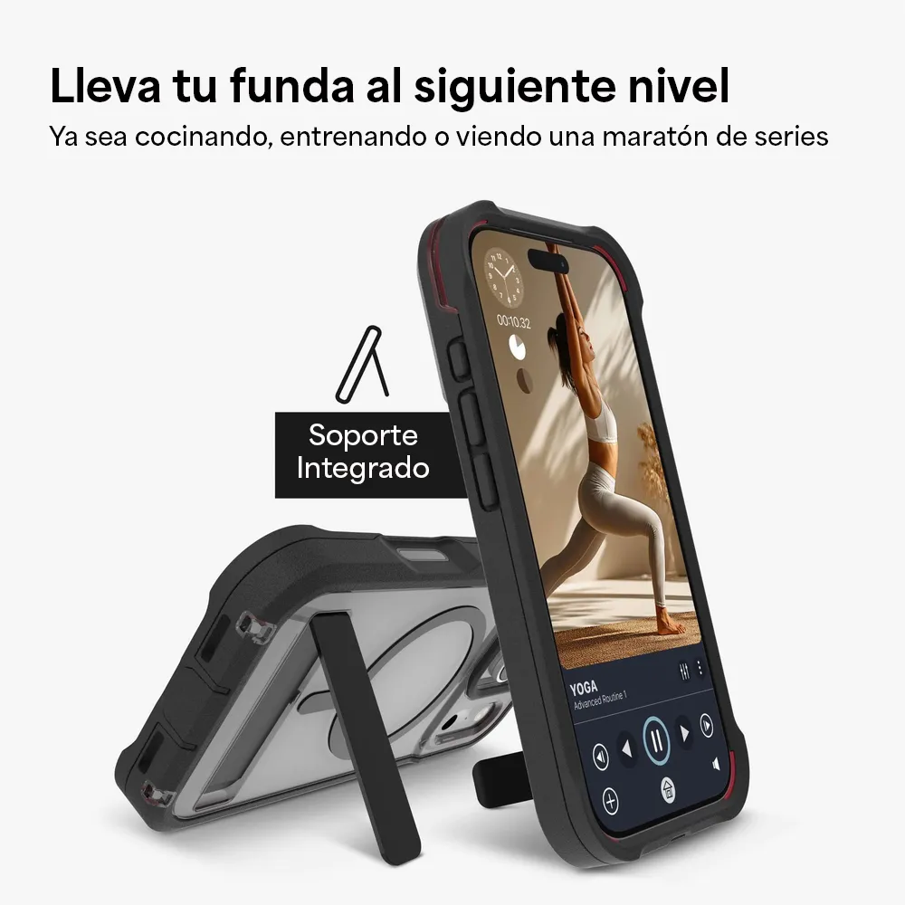 Case ZAGG Rainier con MagSafe KS para iPhone 17 Pro - Negro Humo - Image 5