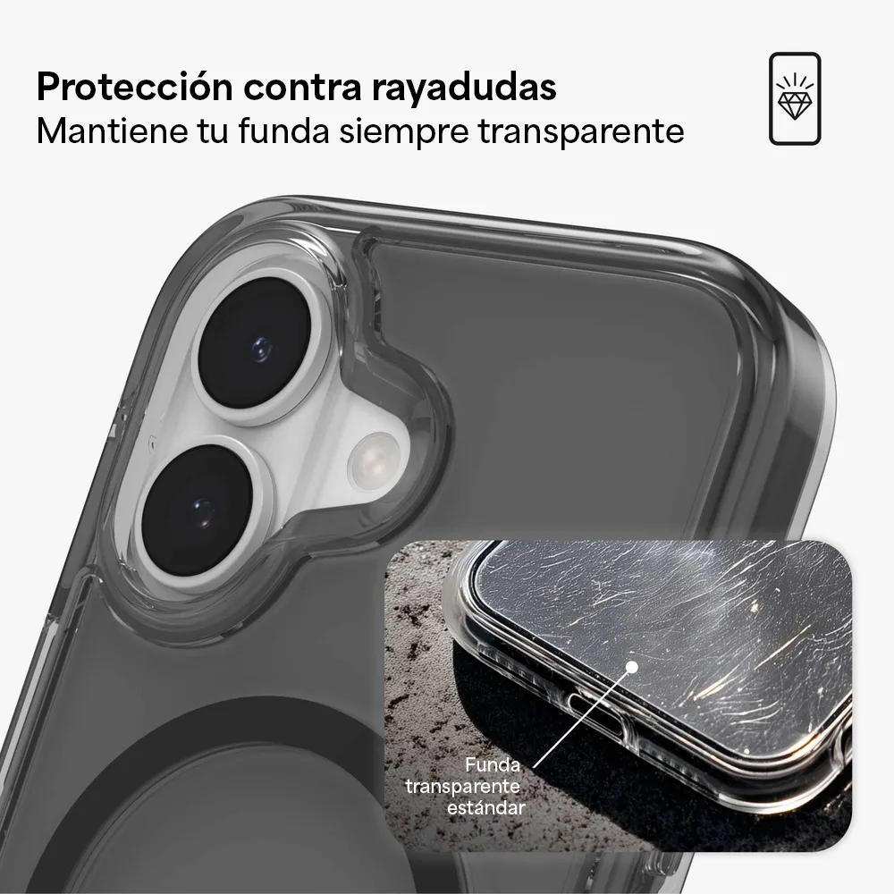 Case ZAGG Santa Cruz con MagSafe KS para iPhone 17 - Negro Medianoche - Image 7