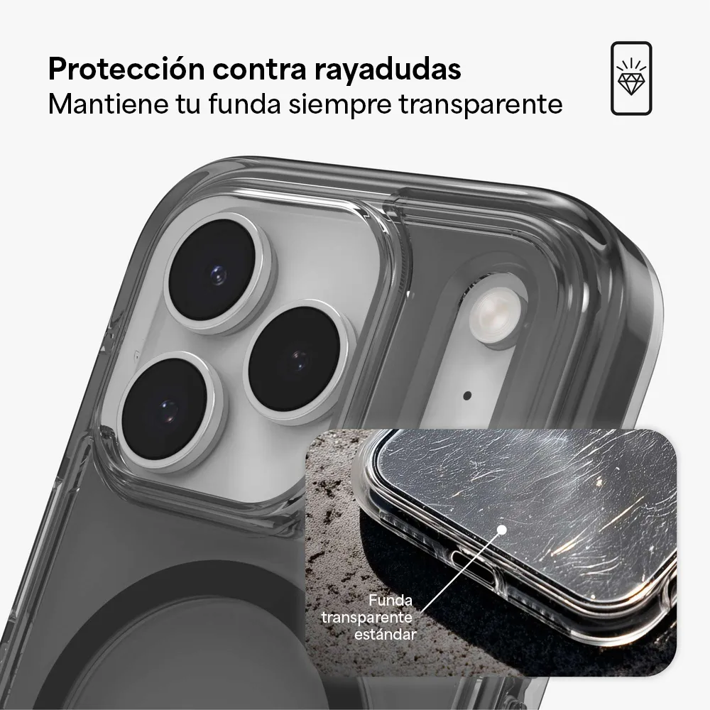 Case ZAGG Santa Cruz con MagSafe KS para iPhone 17 Pro Max - Negro Medianoche - Image 10