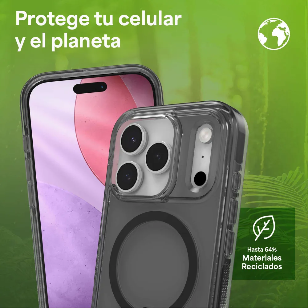 Case ZAGG Santa Cruz con MagSafe KS para iPhone 17 Pro - Negro Medianoche - Image 12