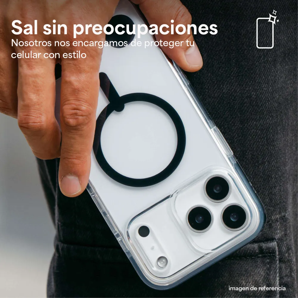 Case ZAGG Santa Cruz con MagSafe KS para iPhone 17 Pro - Negro Medianoche - Image 9
