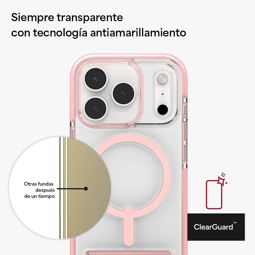 Case Zagg Santa Cruz Snap Magsafe KS para iPhone 17 Pro - Rosa Patel - Image 6