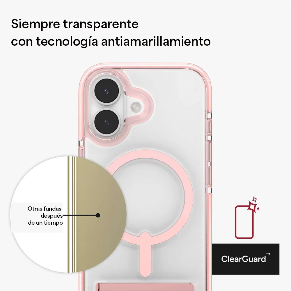 Case Zagg Santa Cruz Snap Magsafe KS para iPhone 17 - Rosa Patel - Image 6