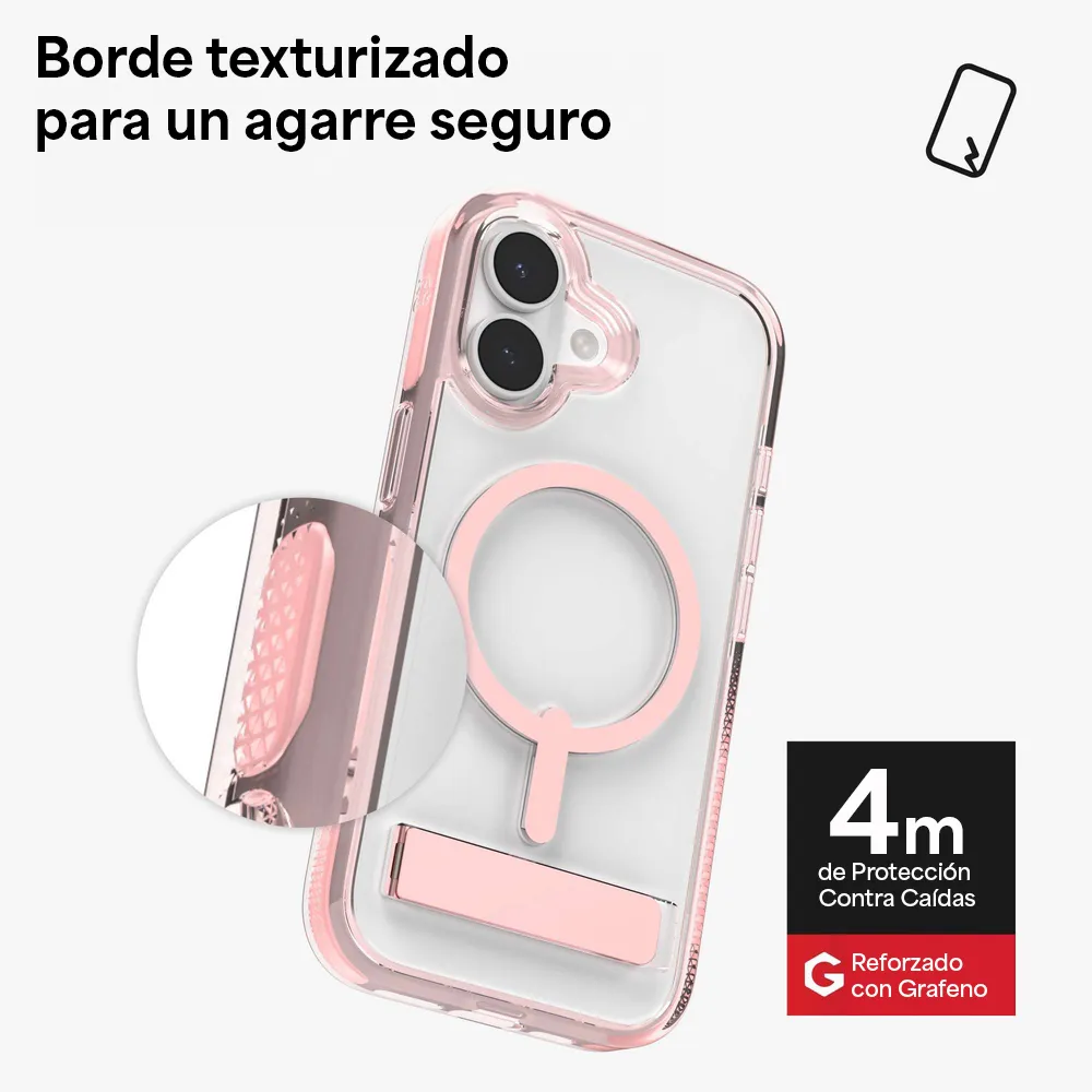 Case Zagg Santa Cruz Snap Magsafe KS para iPhone 17 - Rosa Patel - Image 8