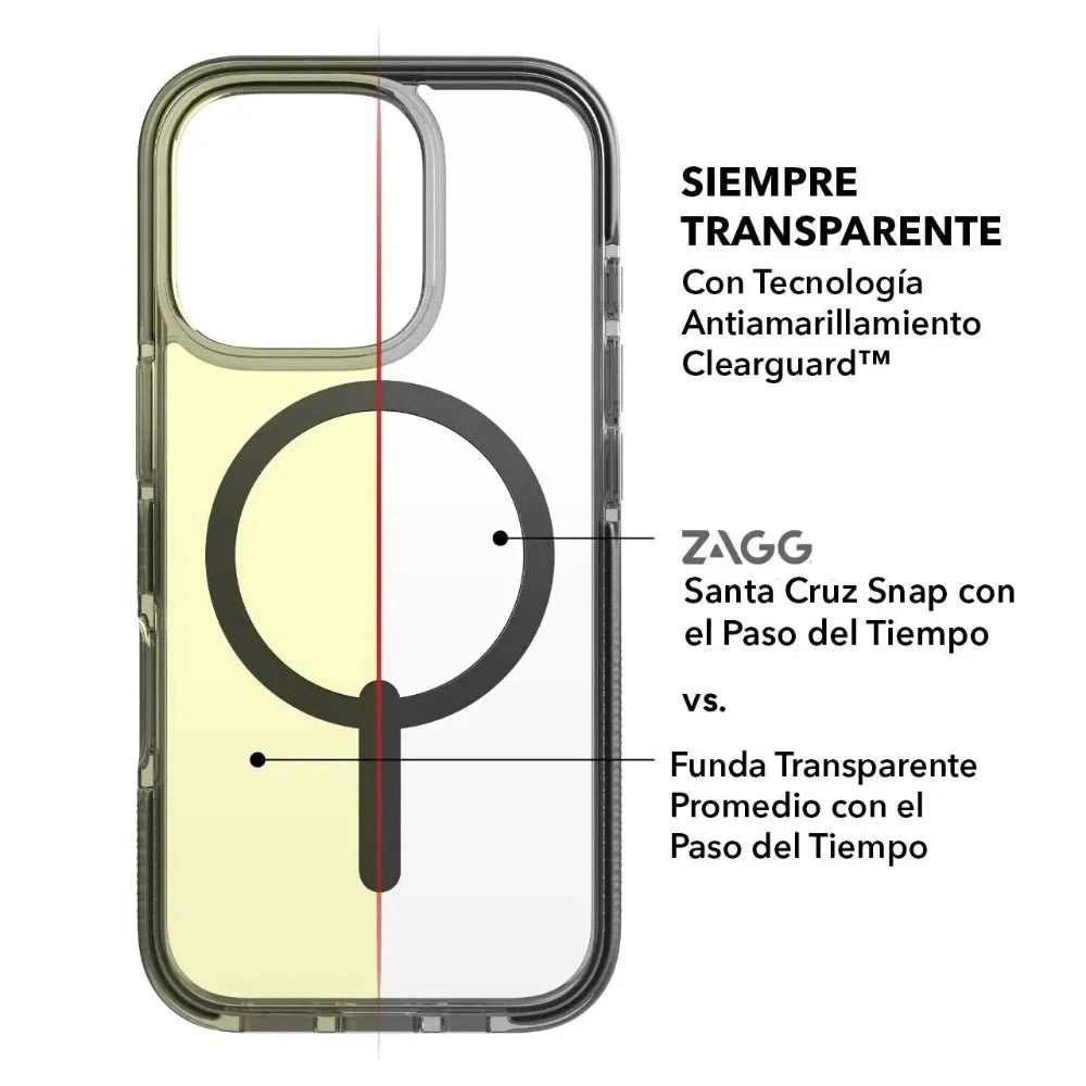 Case ZAGG Santa Cruz para iPhone 16 Pro Max con MagSafe - Negro - Image 3