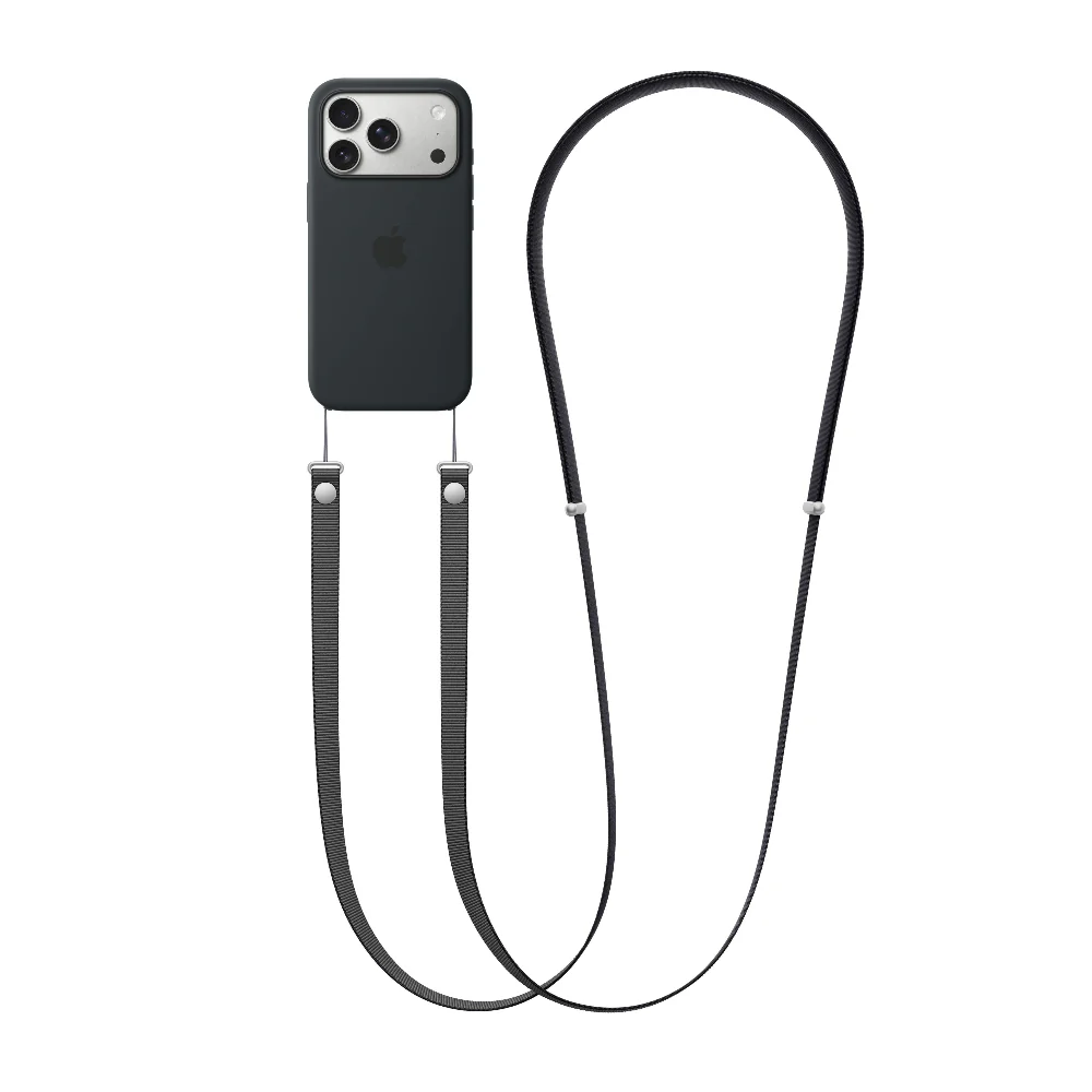 Correa cruzada Apple – Negro - Image 2