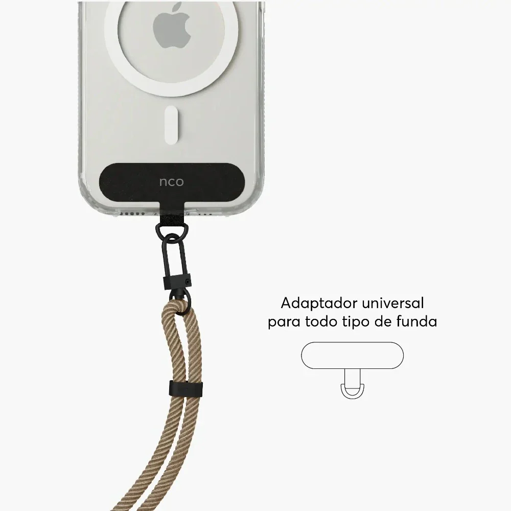 Cuerda Cruzada NCO CarryLoop para iPhone - Beige - Image 4