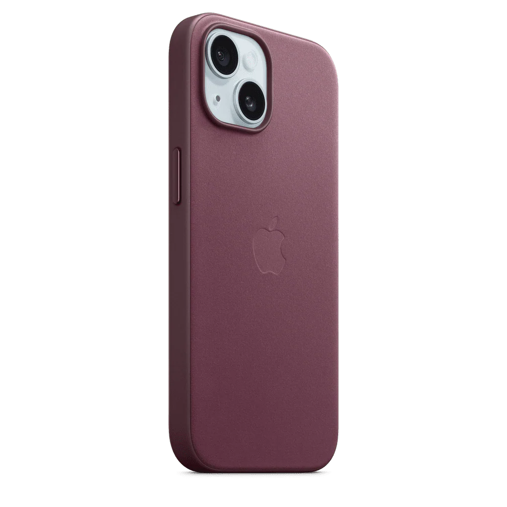 Funda de FineWoven para el iPhone 15 con MagSafe - Rojo mora - Image 6