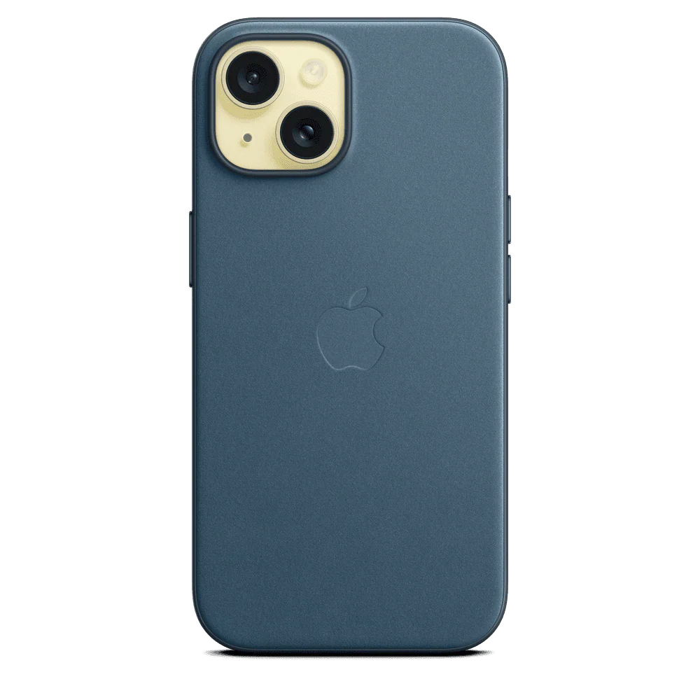 Funda de FineWoven para el iPhone 15 con MagSafe - Azul pacífico - Image 3