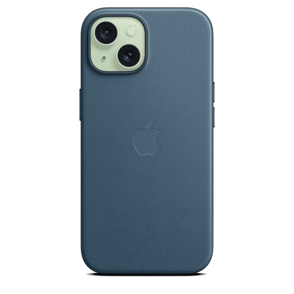 Funda de FineWoven para el iPhone 15 con MagSafe - Azul pacífico - Image 4