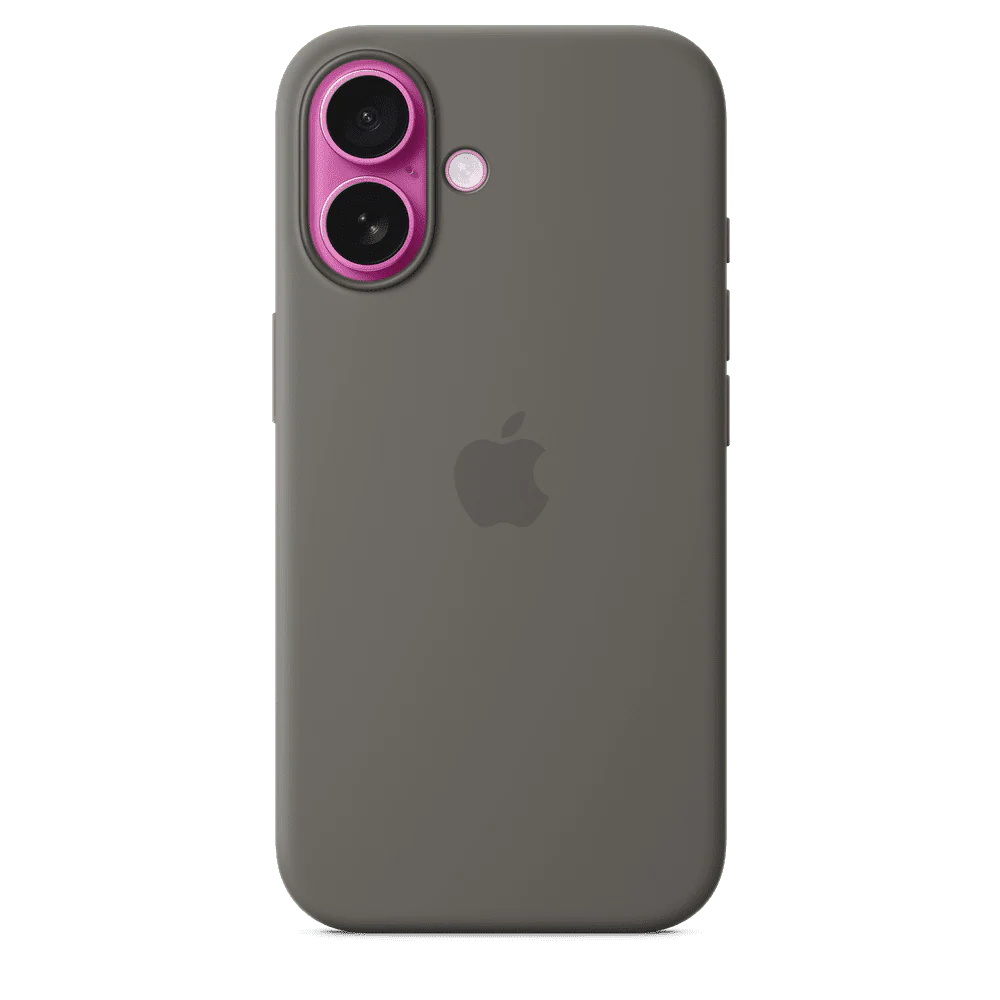 Funda de silicón para el iPhone 16 con MagSafe - Gris piedra - Image 3