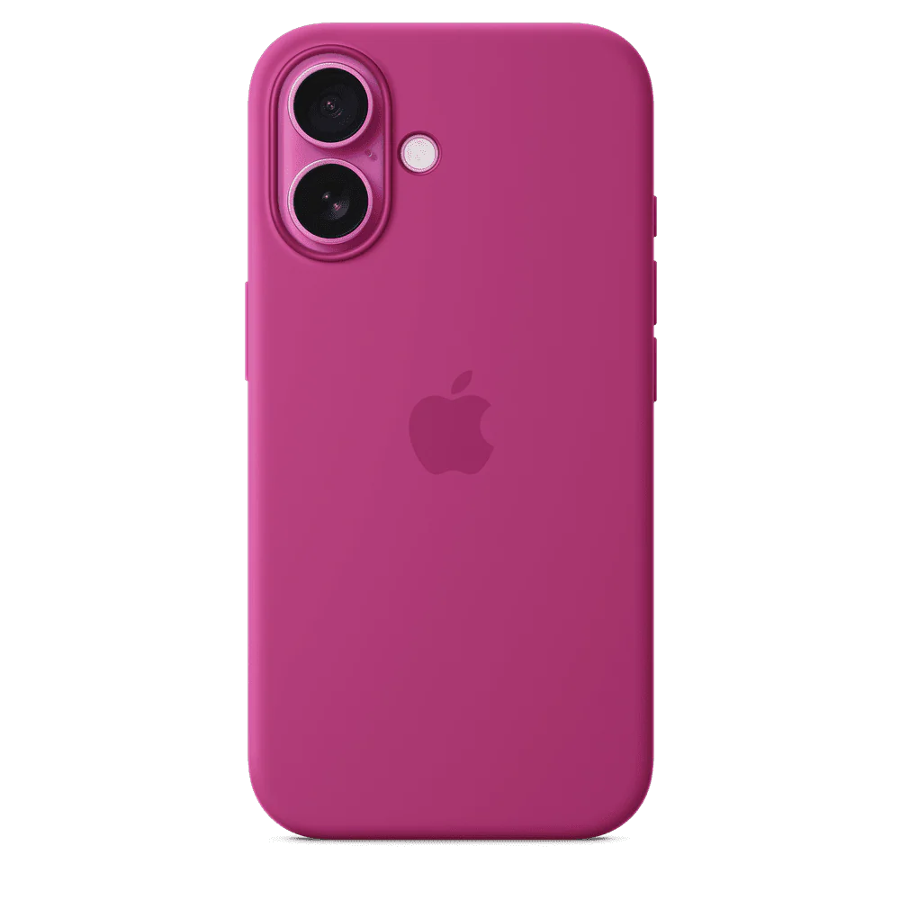 Funda de silicón para el iPhone 16 con MagSafe - Fucsia - Image 3