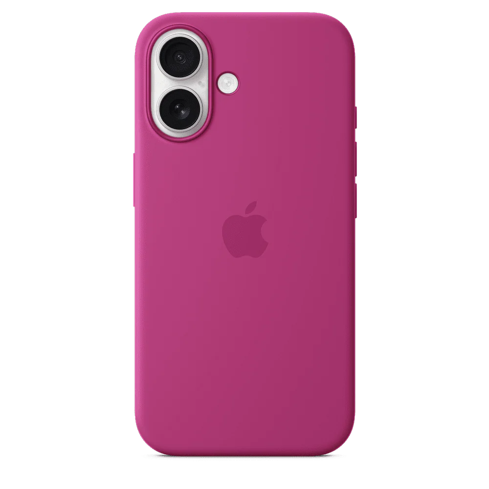 Funda de silicón para el iPhone 16 con MagSafe - Fucsia - Image 4