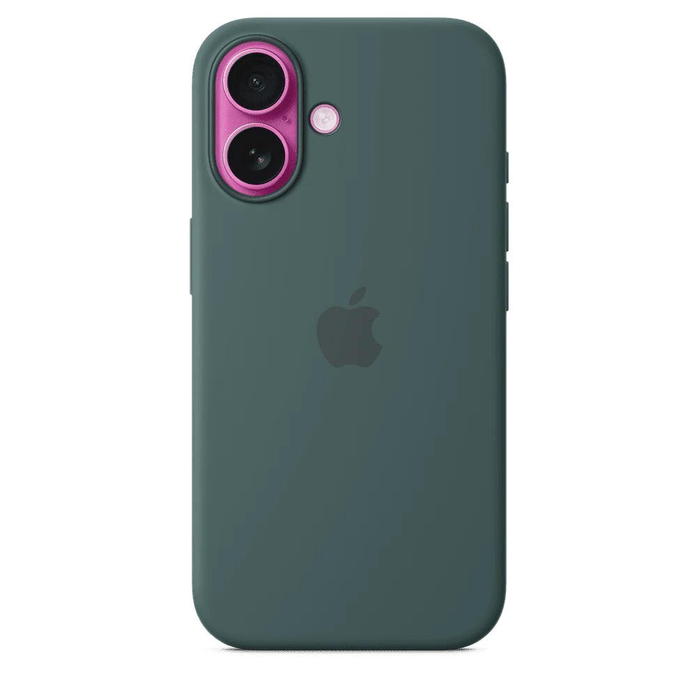 Funda de silicón para el iPhone 16 con MagSafe - Verde lago - Image 3
