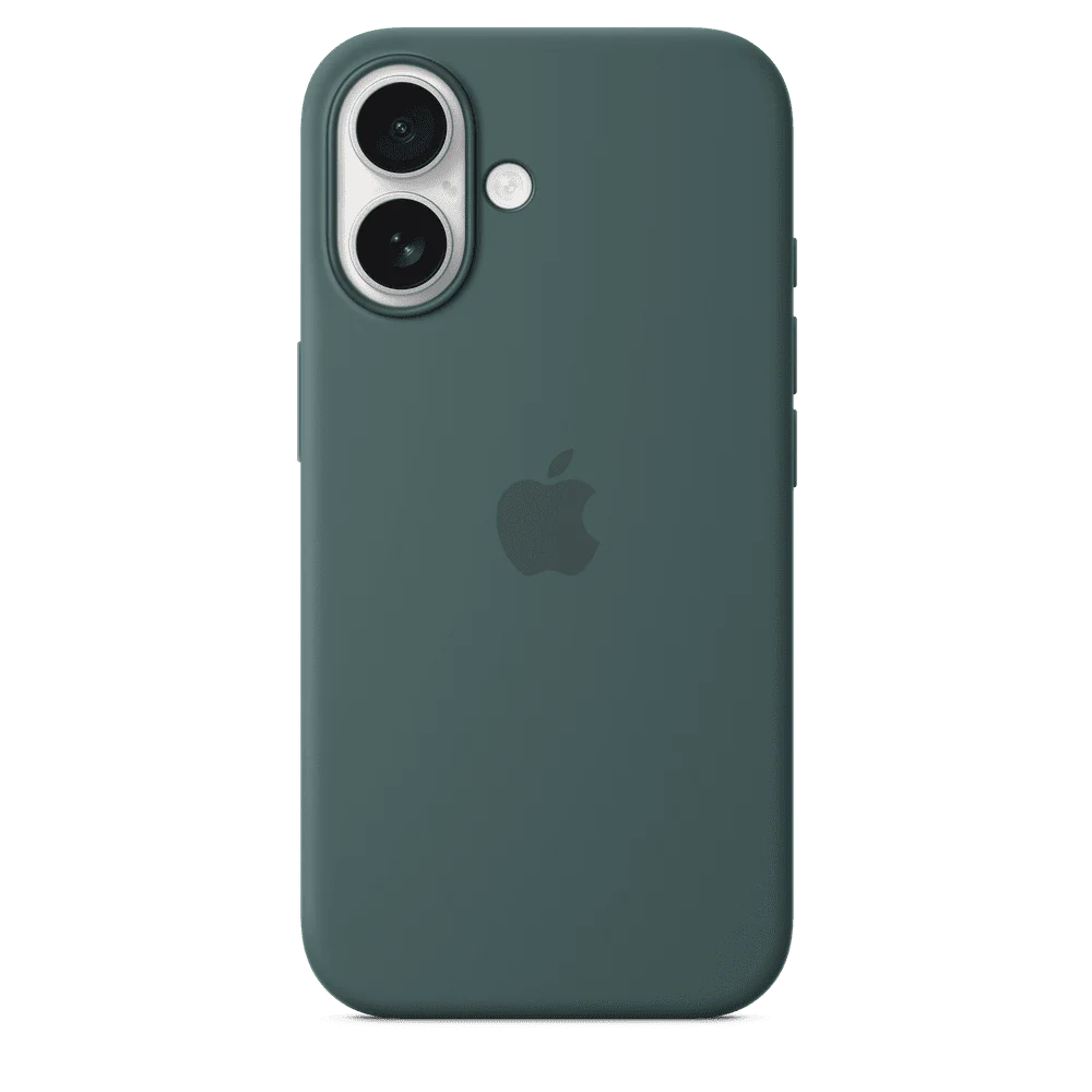 Funda de silicón para el iPhone 16 con MagSafe - Verde lago - Image 4
