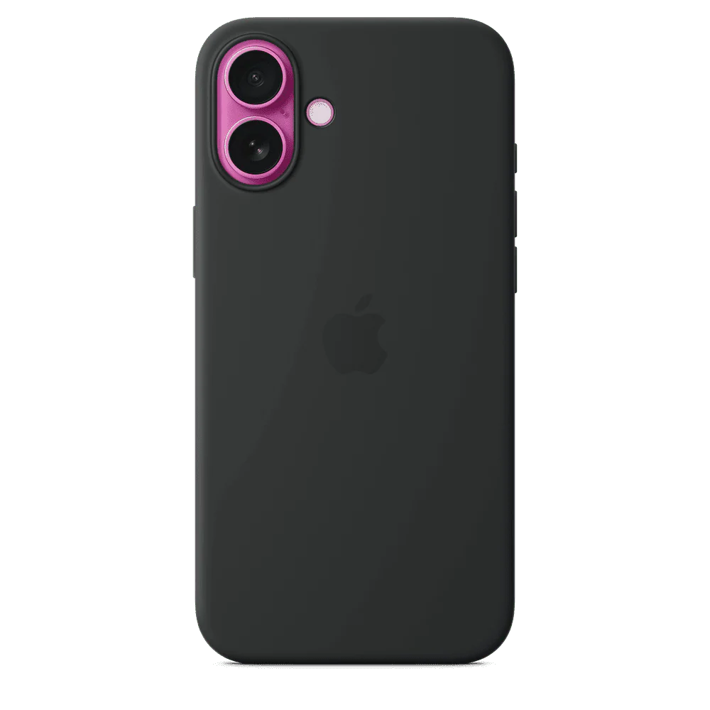 Funda de silicón para el iPhone 16 Plus con MagSafe - Negro - Image 3
